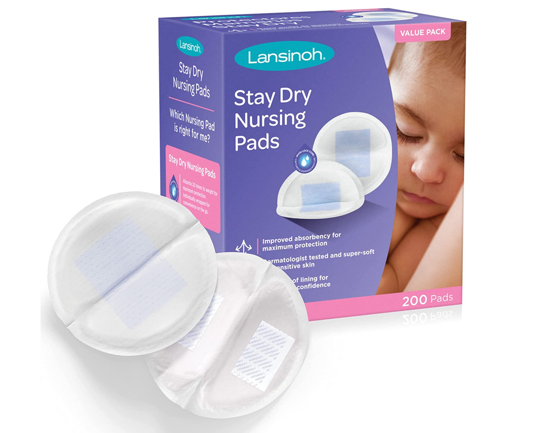 Lansinoh Stay Dry Nursing Pads